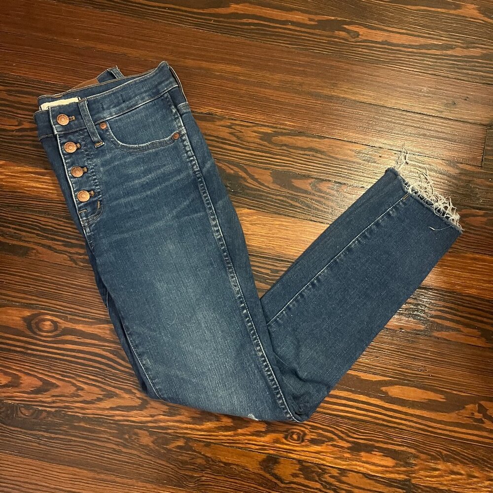 Madewell 10" High Rise Skinny Jeans - Size 25P